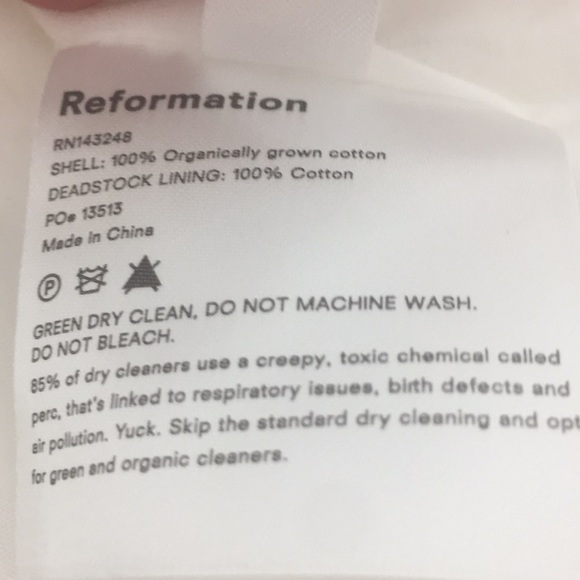 NWT Reformation Cecille Eyelet Dress - Picture 11 of 12